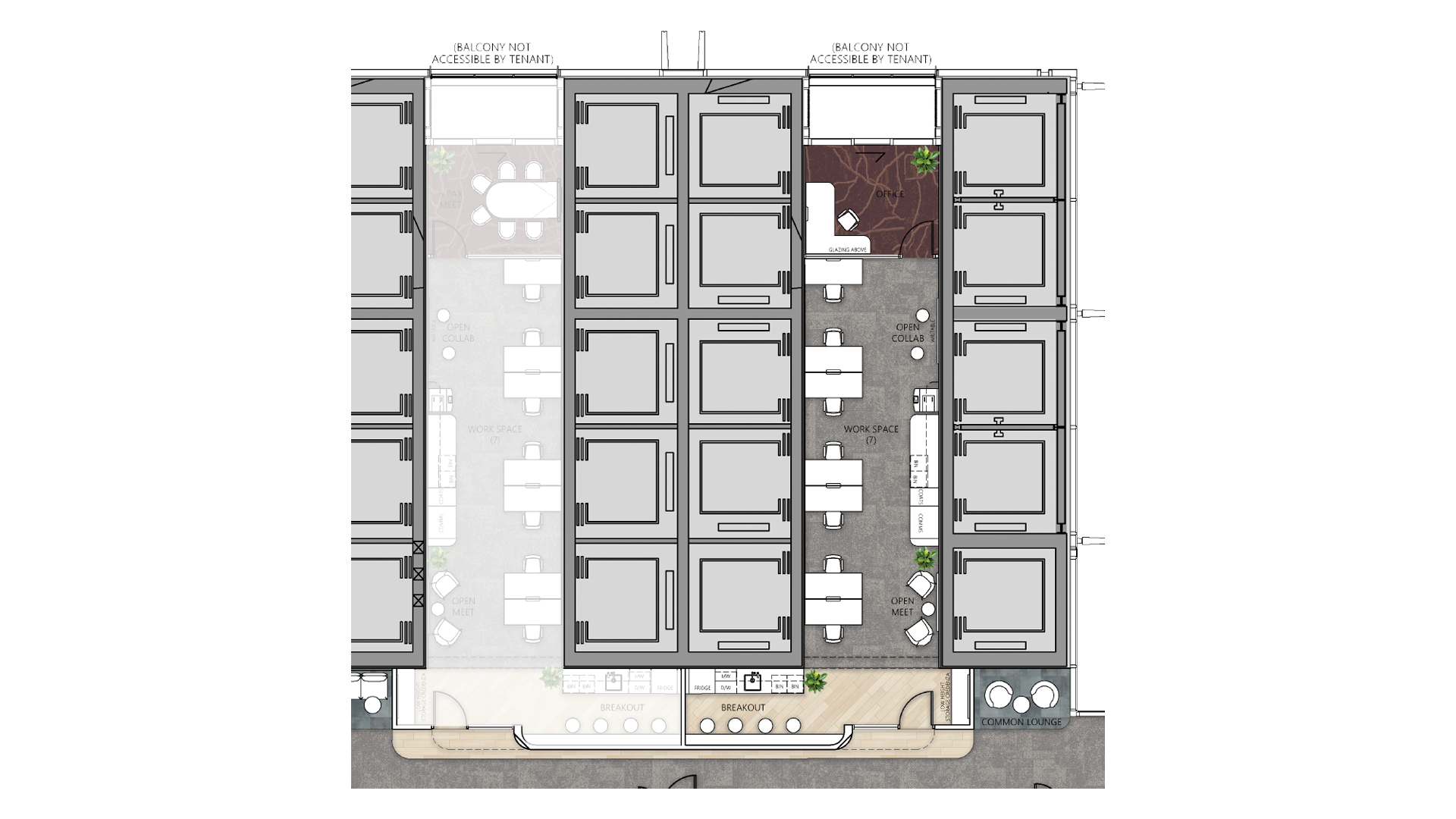 Tower One Suite 6.08 Floorplan