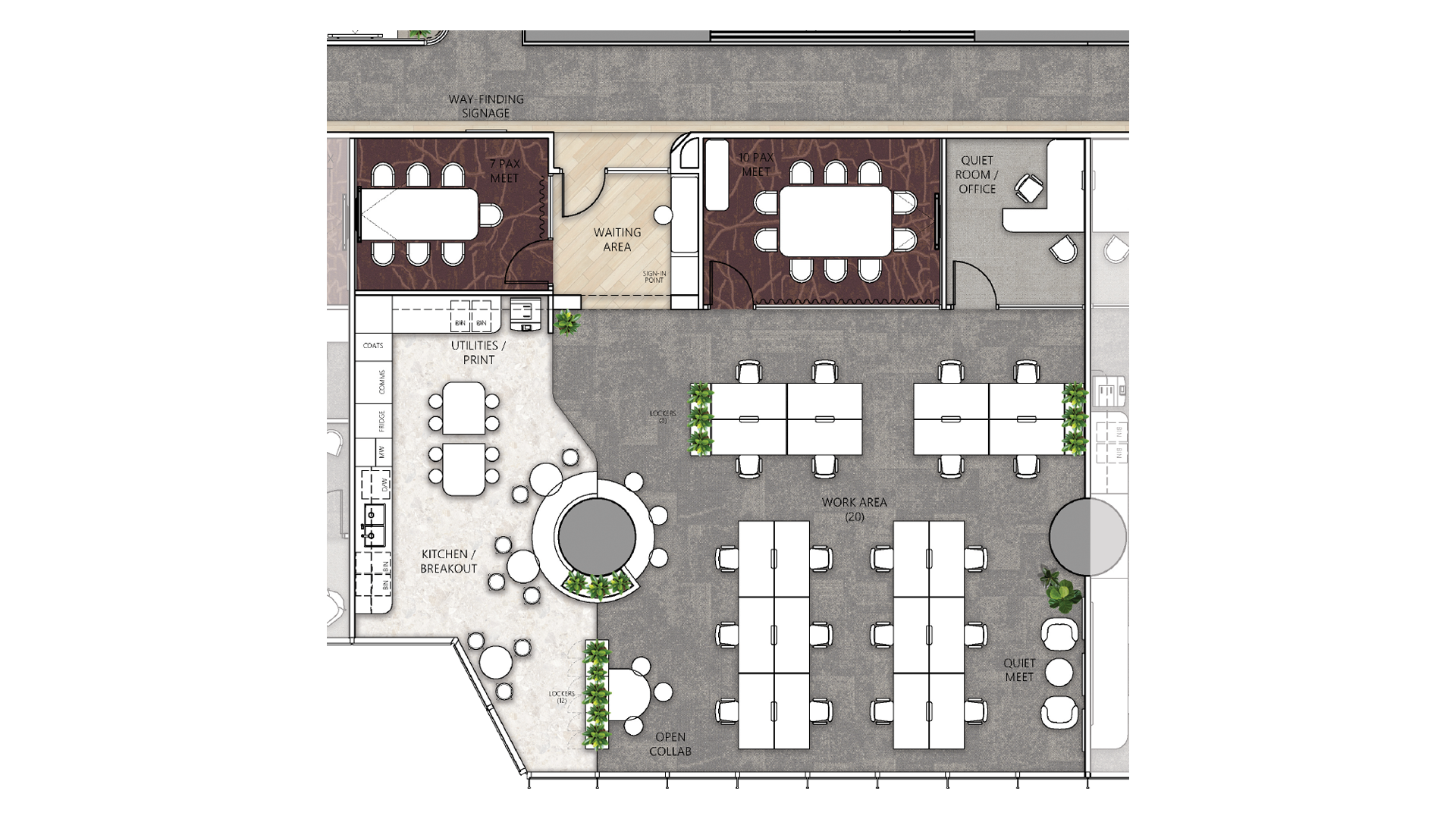 Tower One Suite 6.04 Floorplan