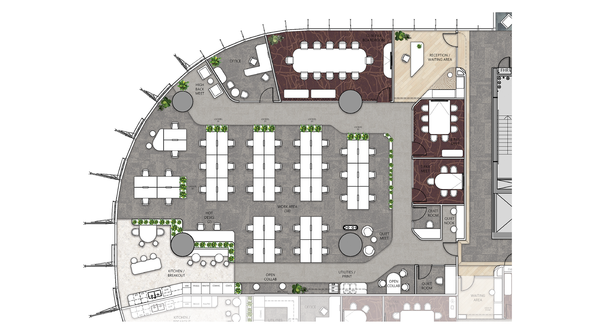 Tower One Suite 6.06 Floorplan